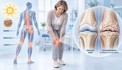Vitamin D deficiency or osteoarthritis?